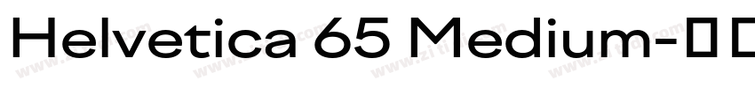 Helvetica 65 Medium字体转换